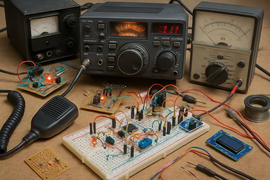 Equipamentos de radioamadorismo e projetos eletrônicos DIY Equipamentos de radioamadorismo e projetos eletrônicos DIY